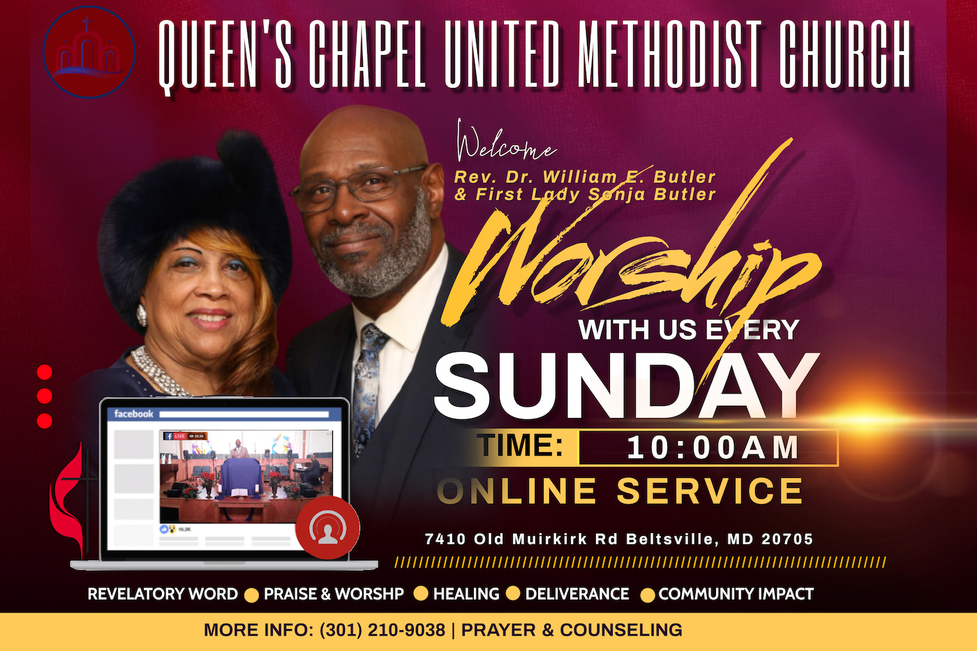 Queen's Chapel UMC 7410 Old Muirkirk Rd, Beltsville, MD 20705