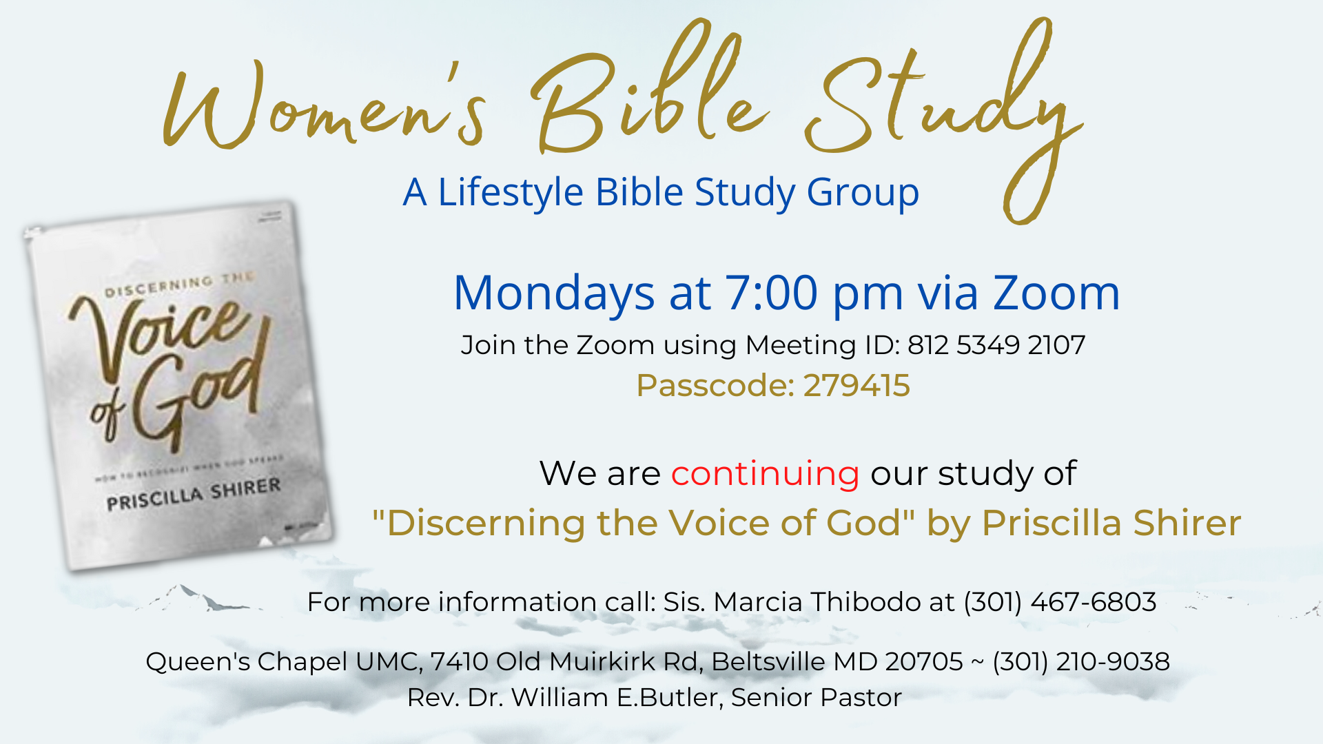 Queen's Chapel UMC 7410 Old Muirkirk Rd, Beltsville, MD 20705